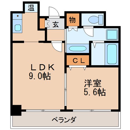 マノアール泉の物件間取画像